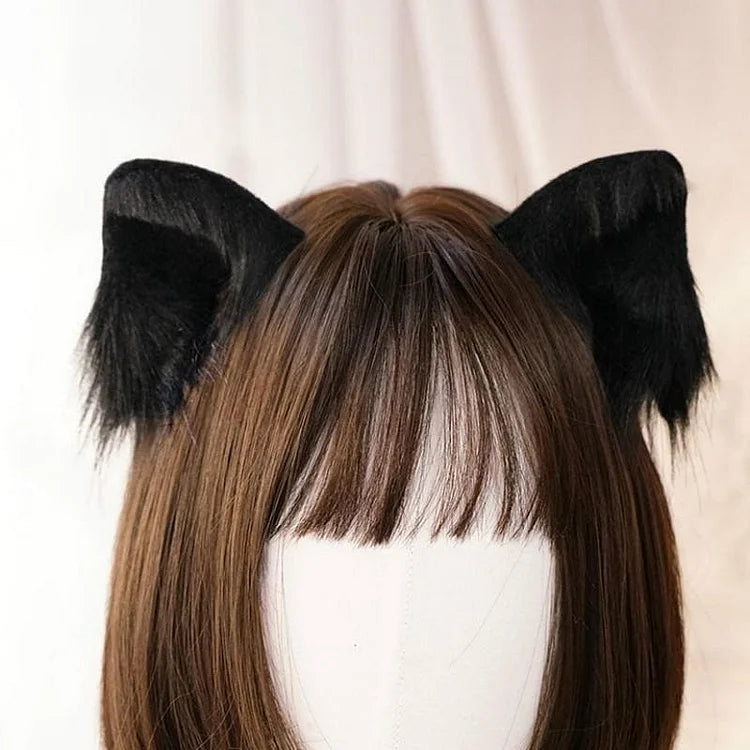 5 Colors Kawaii Plush Cat Ears Hair Clip