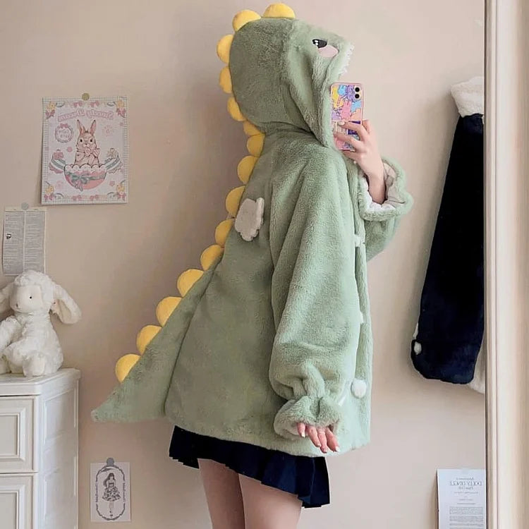 [Fully Payment Reservsation] Kawaii Sleepy Bear Cute Cat Winter Lolita Coat