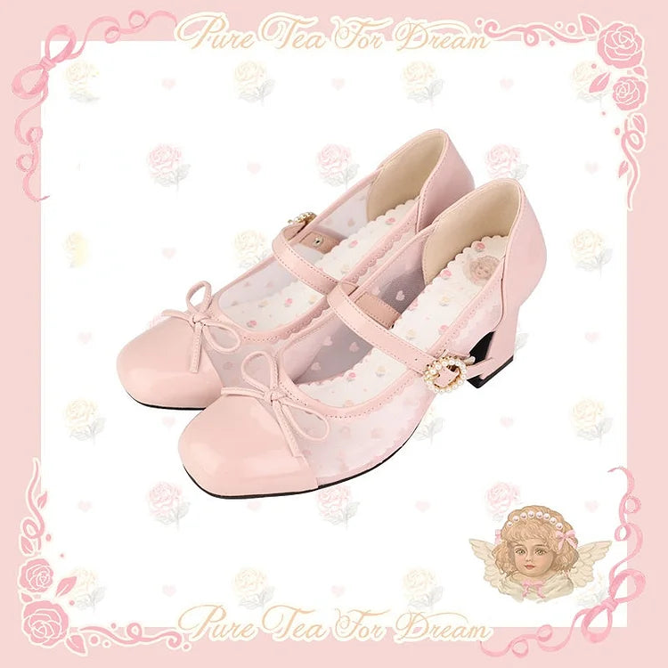 Cute Soft Casual Tea Party Lolita Shoes