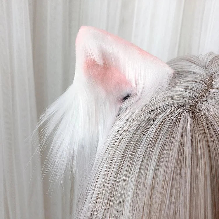 5 Colors Kawaii Plush Cat Ears Hair Clip