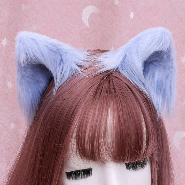 Anime Lolita Cosplay Kawaii Cat Ears Headband