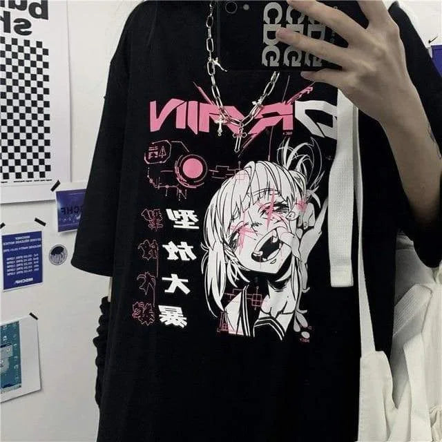 Anime Cartoon Comic T shirt Dark Style for Teen