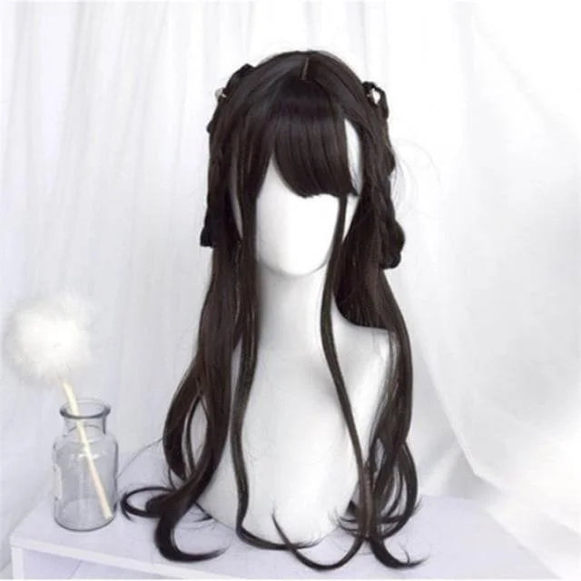 Lolita Cute Girl Long Wavy Wig