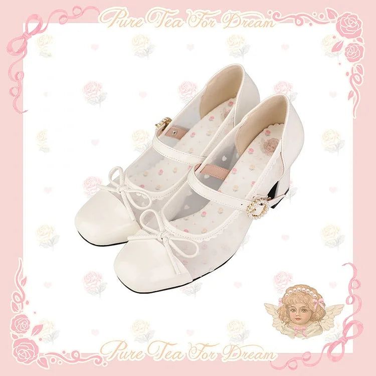 Cute Soft Casual Tea Party Lolita Shoes