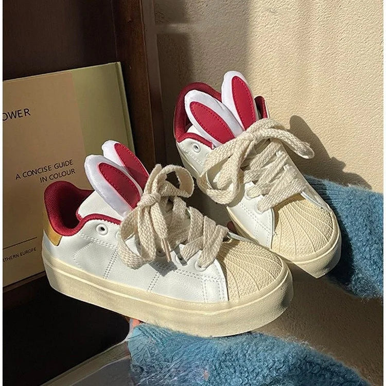 Bunny Rabbit Ear Sneakers Shoes