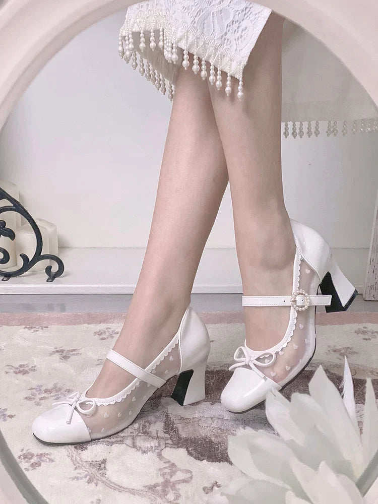 Cute Soft Casual Tea Party Lolita Shoes