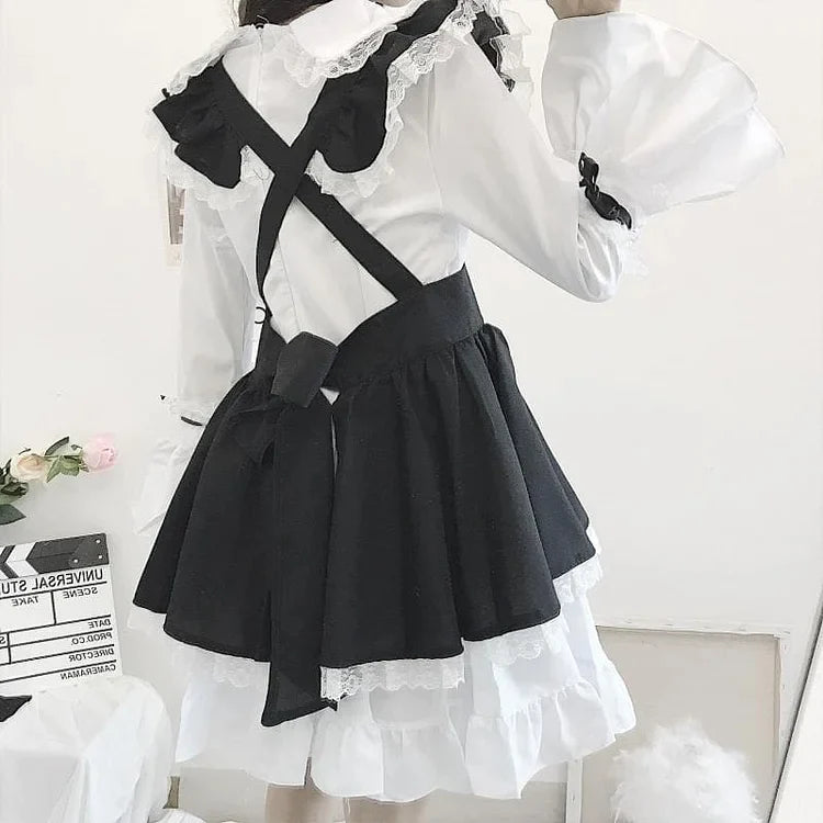 Falbala Lace Lolita Maid Dress