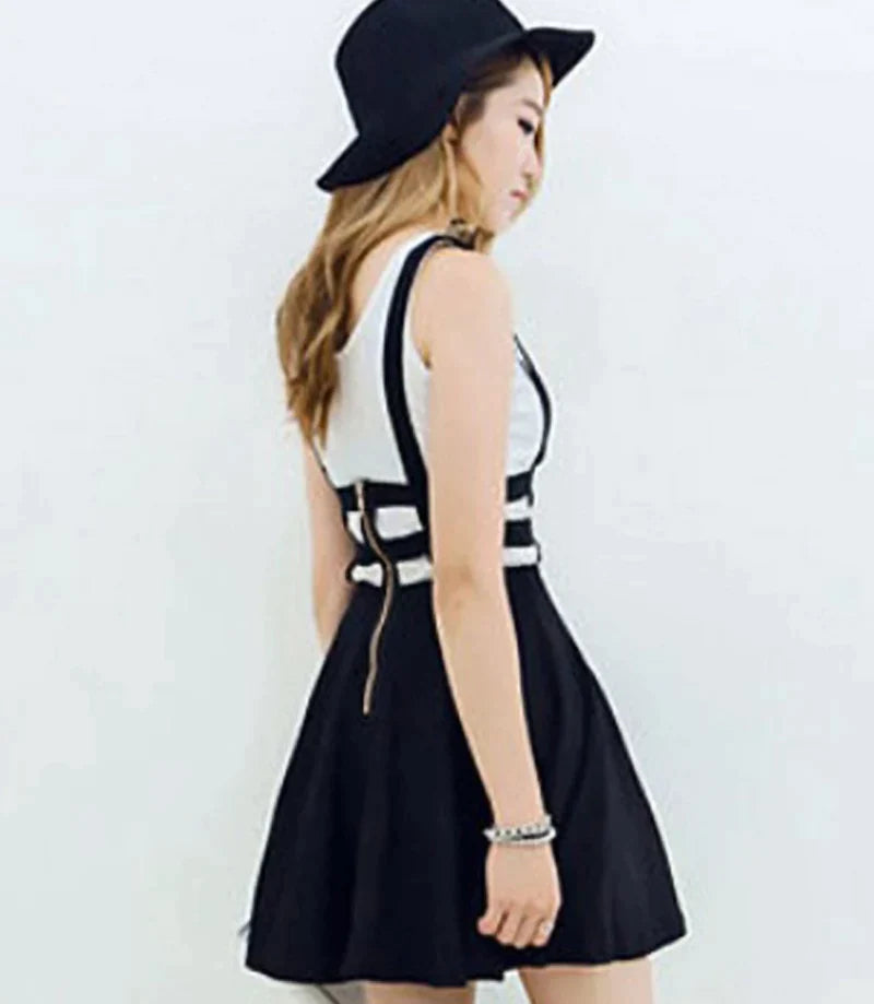 Suspender Cut-Out Dress