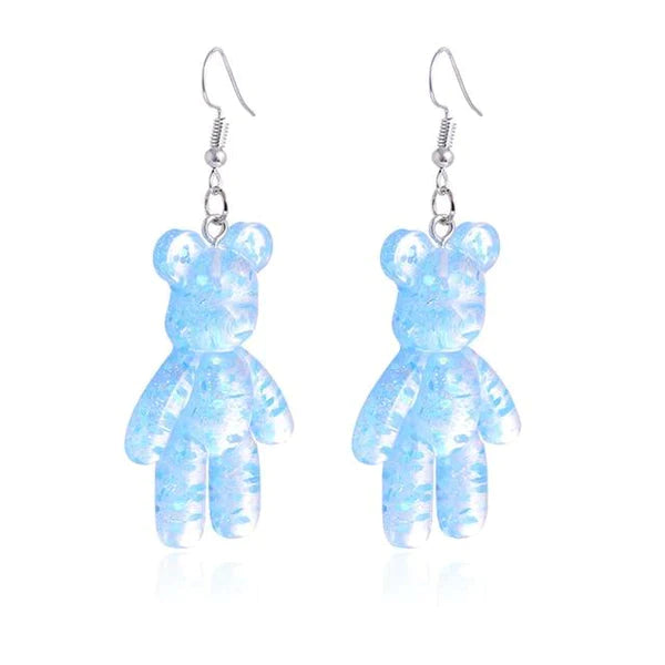 Glitter Bear Earrings